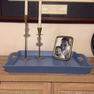 Blue Decorative Tray